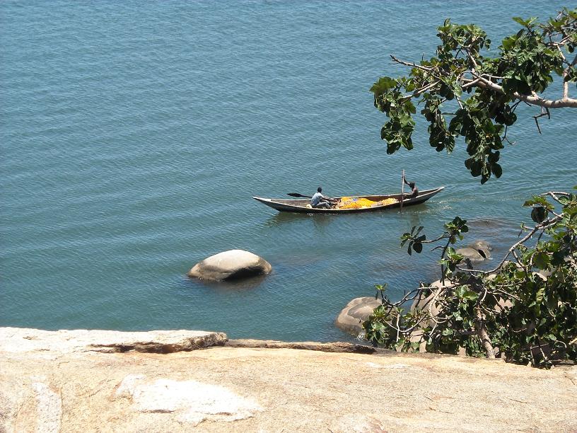 A fishing boat at Muhuru Bay on Lake Victoria